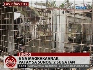 24 Oras: 6 na magkakaanak, patay sa sunog