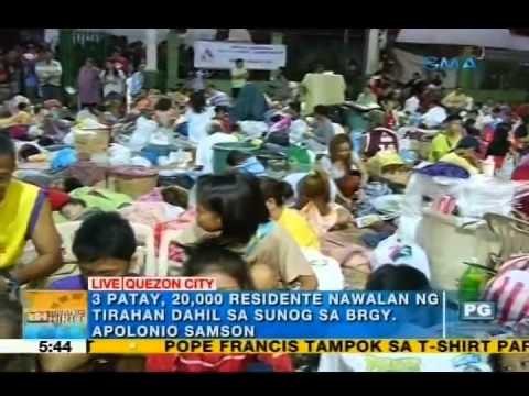 Free breakfast for fire victims in Quezon City | Unang Hirit