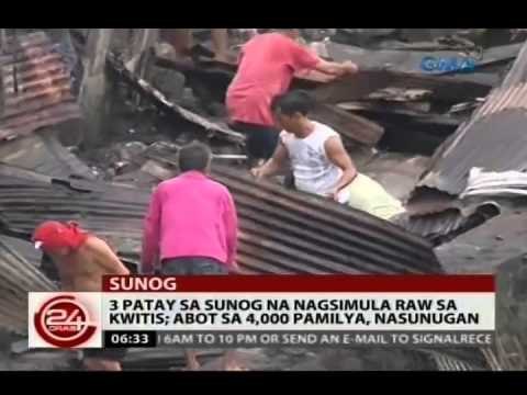 3 Patay sa sunog na nagsimula raw sa kwitis, abot sa 4,000 pamilya, nasunugan sa Balintawak, Q.C.