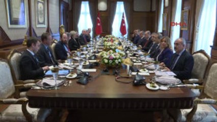 Cumhurbaşkanı Erdoğan, Ingiltere Başbakanı May'i Kabul Etti - Heyetler Çalışma Yemeği Yedi