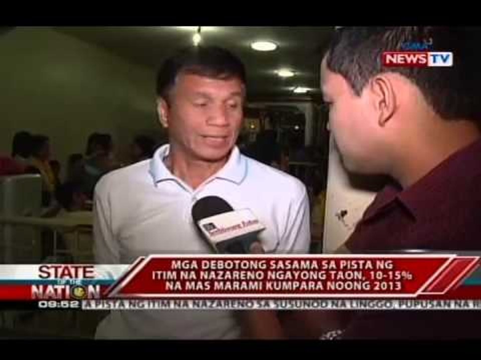 Mga debotong sasama sa pista ng itim na Nazareno ngayong taon, 10-15% na mas marami