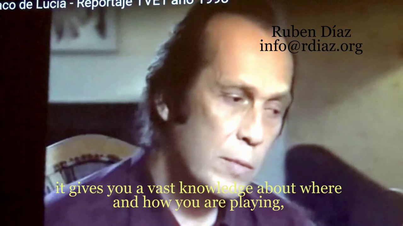 Anecdotes with Paco de Lucia + Tips 7/ Creativity vs Parroting Falsetas / Ruben Diaz flamenco/Spain