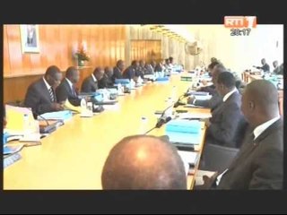 Les temps forts du conseil des ministres du 05 Août 2013