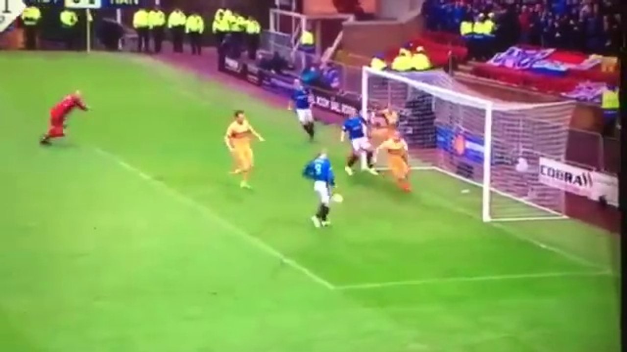 Kenny Miller Goal - Motherwell 0-1 Rangers 26.01.2017