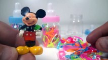BIBERONES SORPRESA de Peppa Pig Mickey Mouse y Hello Kitty Baby bottles Surprise