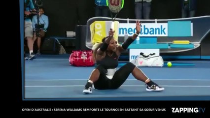 Open d'Australie : Serena Williams remporte le tournoi en battant sa sœur Venus (Vidéo)