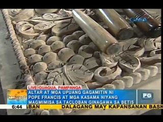 Craftsmanship for the Pope: Furniture for the Papal visit | UnangHirit