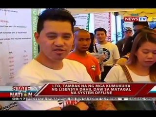SONA: LTO, tambak ng mga kumukuha ng lisensya dahil sa matagal na system offline