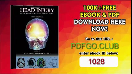 Head Injury 2Ed Pathophysiology  Management (Hodder Arnold Publication) 2nd Edition