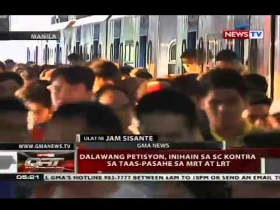 QRT: Dalawang petisyon, inihain sa SC kontra sa taas-pasahe sa MRT at LRT