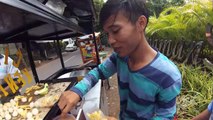 Indonesia !!! Jakarta Street Food  Fried Potato Mix Cimol Kentang BR TiVi 6009