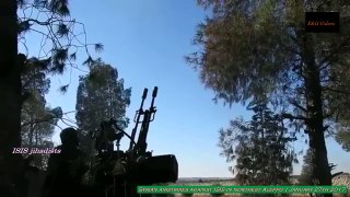 ВВС Сирии наносят бомбовые удары по ДАИШ. 27.01.2016