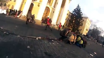 Как безоружного человека снайпер застрелил в голову