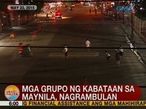 UB: Mga grupo ng kabataan sa Maynila, nagrambulan