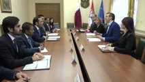 Katar Dışişleri Bakanı Al Sani Sırbistan'da