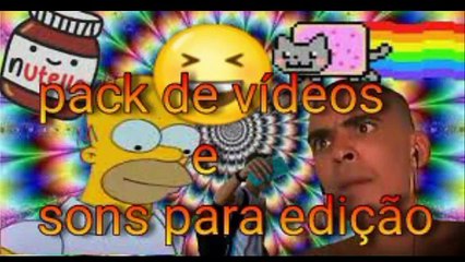 pack de vídeos e sons para edição