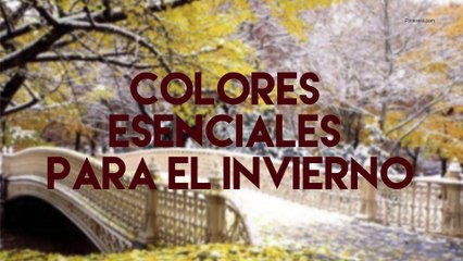 Colores esenciales para el invierno