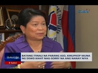 Saksi: Batang itinali na parang aso, kinupkop muna ng DSWD kahit nag-sorry na ang nanay niya