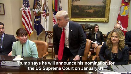 Trump says will announce Supreme Court pick Tuesday