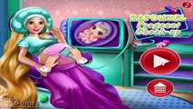 Disney Princess Elsa Anna Rapunzel and Barbie Pregnant Check Up Compilation Video Game