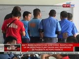 Iba't ibang ahensya ng gobyerno, nagpulong sa SM MOA para plantsahin ang seguridad ng Santo Papa