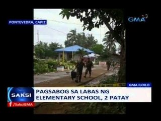Saksi: Pagsabog sa labas ng elementary school, 2 patay