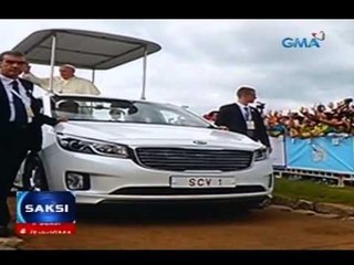 Download Video: Saksi: 3 Popemobile, inihanda kay Pope Francis sa pagbisita niya sa Pilipinas