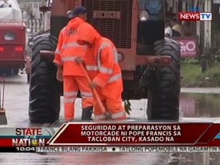 SONA: Seguridad at preparasyon sa motorcade ni Pope Francis sa Tacloban City, kasado na