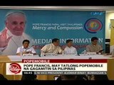 24 Oras: Pope Francis, may tatlong popemobile na gagamitin sa Pilipinas