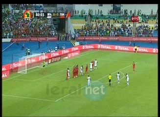 1er but de la burkina fasso sur coup franc contre la tunisie