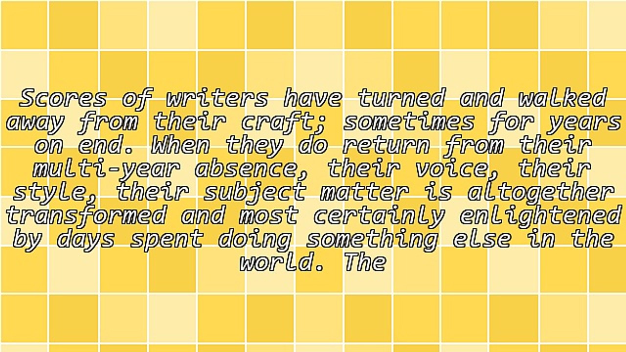 The Wilderness Years: Why Writers Fall Off the Radar and Suddenly Reappear