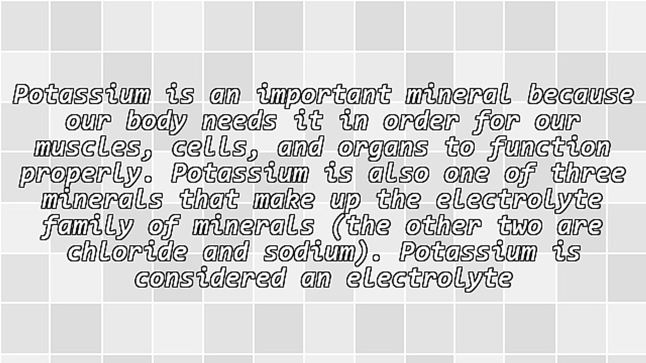 Potassium - Why We Need It And Easy Ways To Get More Of It