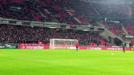 28/01/17 : SRFC-FCN : avant-match sur la pelouse