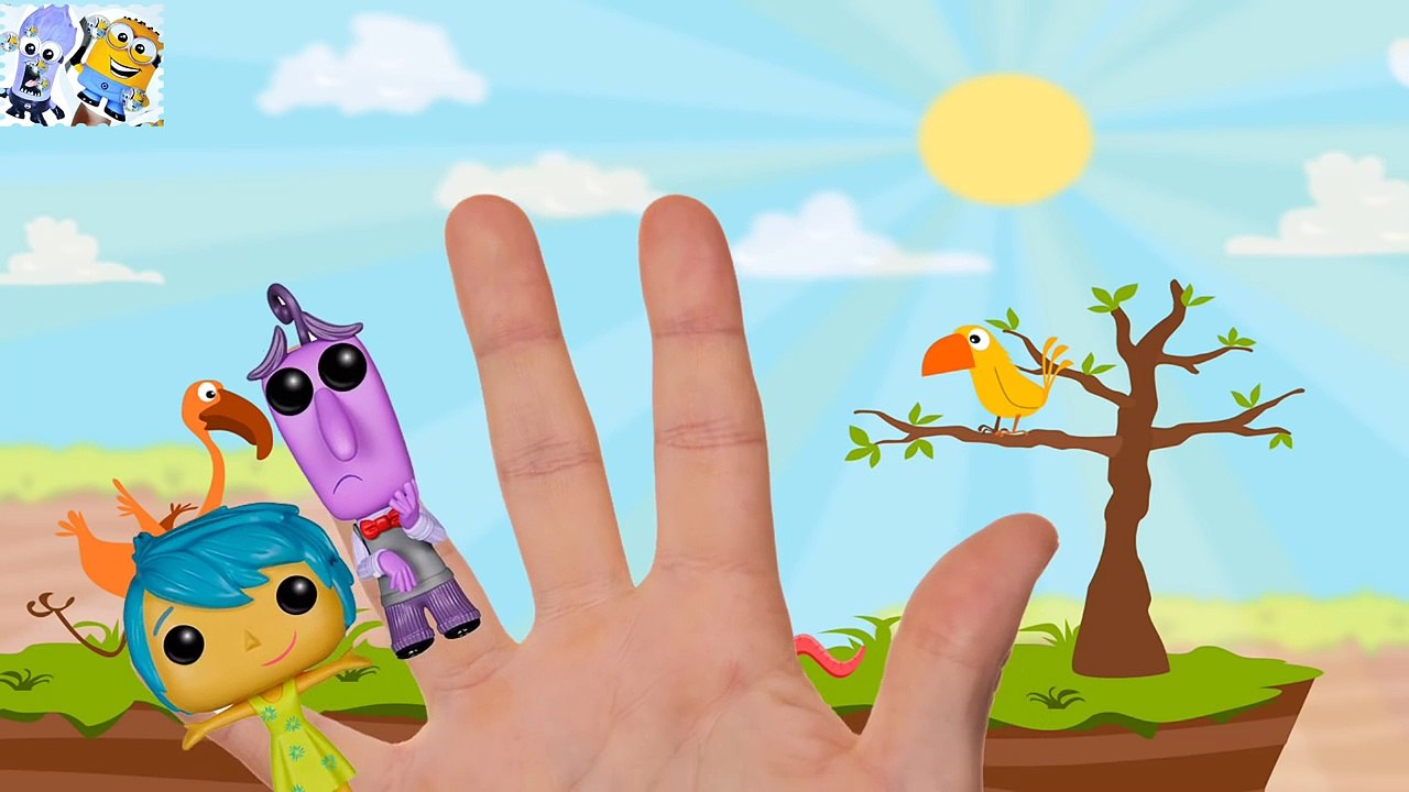 Inside Out Finger Family Song Sadness Anger Joy Nursery Rhymes Funny Baby Song