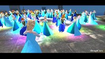 Disney Frozen Elsa & Anna with Lightning McQueen Custom Disney Cars Nursery Rhymes (Kids Songs)