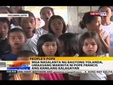 NTG: Yolanda survivors, umaasang makikita ni Pope Francis ang kanilang kalagayan