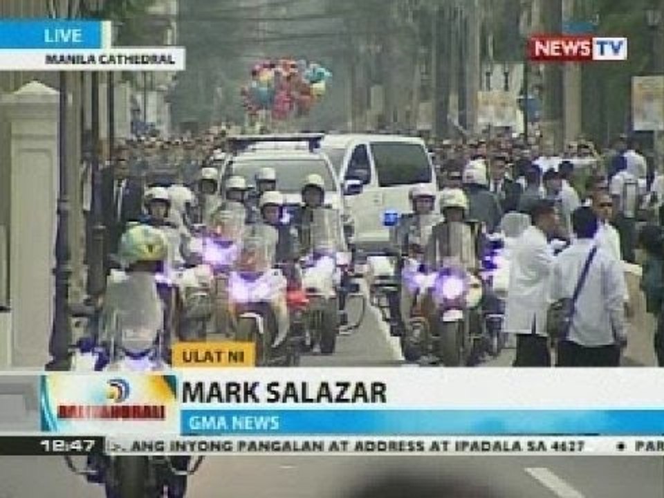 BT: Update mula sa Manila Cathedral