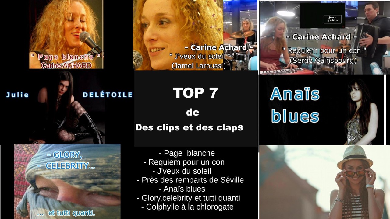 Top 7 de Des clips et des claps