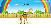 Wild Animals Names for Children | Animals Names Rhymes for Children