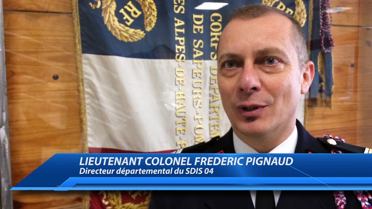 Alpes-de-Haute-Provence : Le service départemental d’incendie et de secours à fêté la Sainte Barbe ce samedi