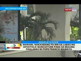 BT: Marami, nakaabang pa rin sa labas ng Nunciature para sa muling paglabas ni Pope Francis mamaya