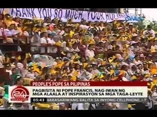 24 Oras: Pagbisita ni Pope Francis, nagsilbing inspirasyon para sa mga taga-Leyte