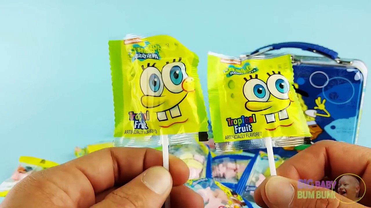 Big Baby Bum Bum Surprise Egg Lunchbox! Spongebob Squarepants Edition! With a JUMBO Surprise Egg!