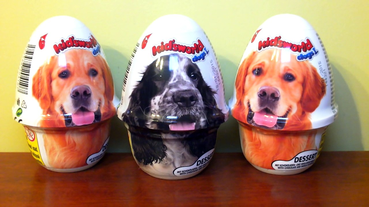 Egg Surprise with toy dogs inside, special eddition