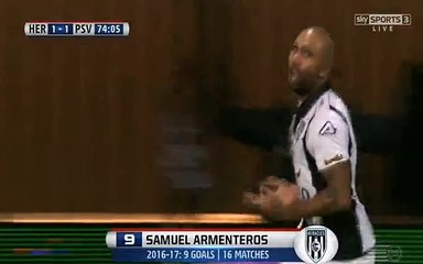 Samuel Armenteros  GOAL HD  - Heracles	1-1	PSV 28.01.2017