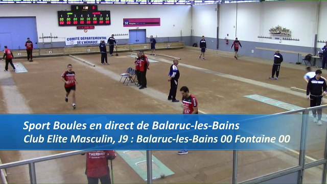 Premier tour, tir progressif, Club Elite Masculin, J9, Balaruc-les-Bains contre Fontaine, saison 2016-2017