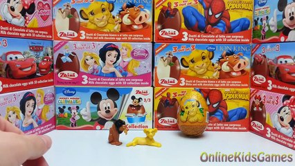 Surprise Eggs Opening Lion King Toys For Kids