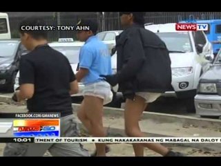 NTG: Viral photo ng 2 pekeng pulis na nakasuot ng diaper sa gitna ng papal visit, binatikos