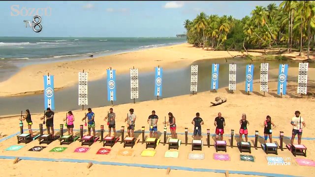 Gönüllüler takımı bireysel dokunulmazlık için yarıştı