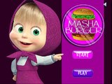 Кулинарные игры: Маша и Медведь Бургер приготовления, анг Маша Медведь, детские игры